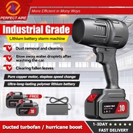 998Vf Lithium Battery Cordless Blower High Power Blower Angin Car Blower Strong Leaf Blowing Water B