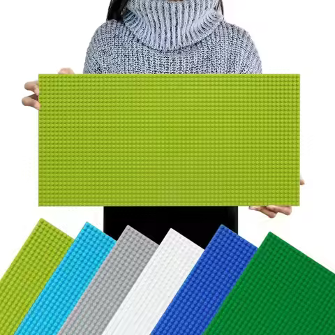 32*64 Holes Classic Building Blocks Base Board, DIY Assembled Building Blocks Wall Compatible With B