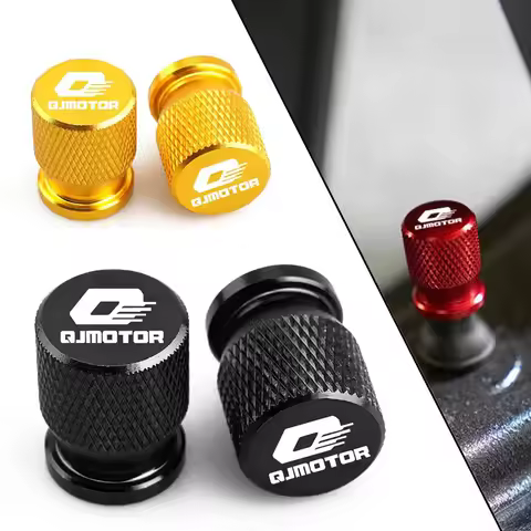Motorcycle Tire Valve Air Port Stem Cap Cover CNC Aluminum Motorbike Parts For QJMOTO QJ MOTO QJMOTO