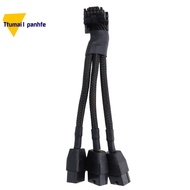 16Pin GPU Cable to 3X 8 Pin Pcie Extension - 16AWG PCIE 5.0 90 Degree Right Angle 16 Pin 12+4Pin Sup