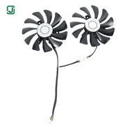 [lawrence_nehemiah.]5 Pair Graphics Card Fan 85mm Ha9010H12F-Z 4Pin Cooler Fan Replacement for  Gtx 