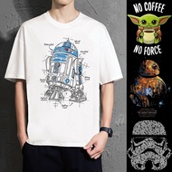 NEAT TV series Star Wars T-shirt R2D2 robot Mandalorian Yoda baby short-sleeved T-shirt