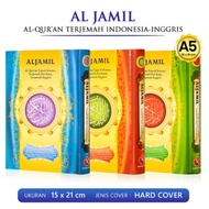 Qudsi - Al Quran 3 Languages Al Jamil A5 - Quran Tajwid English Translation