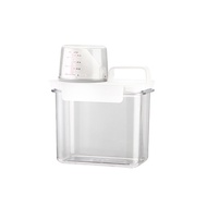 MOOREU 1100/1800/2300 ML Laundry Powder Box with Measuring Cup Double Seal Type Clothes Washing Detergent Dispenser Daily Use Practical Detergent Dispenser