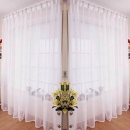 3 Meter Wide Curtain Vitrase aesthetic Window Curtain Lining