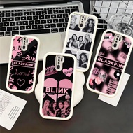 DN4 BLACKPINK White hp Plating Casing for Realme Reno Narzo C25Y A15s C12 C11 A16K A15 20 C21 C20 C2