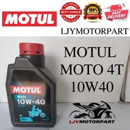 100% ORIGINAL MOTUL MOTO 10W40 1L 4T MINYAK HITAM