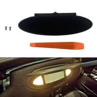【VAR】Replacement Sunvisor Vanity Mirror Cover Black For Porsche 911, 996, 997