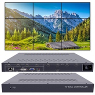 iseevy 9 Channel Video Wall Controller 3x3 2x4 4x2 HDMI DVI VGA USB Video Processor with RS232 Contr