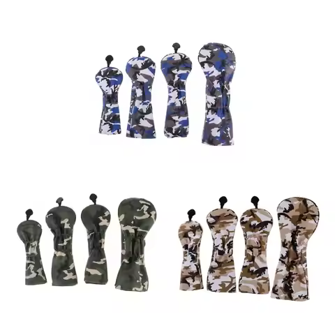Bulk Golf Driver Wood Top Covers & Interchangeable ,,,, 7, Colors