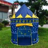 VILLACURTAIN - CASTLE TENT Folding Pop up Princess Castle Kids Play Tent for Indoor Outdoor