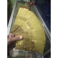 uang 100000 gold foil soekarno hatta