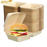 [DEMO3] 20pcs/set Baking Cake Snack Box, Food Containers Eco-Friendly Burger Box, Creative Baking Pa