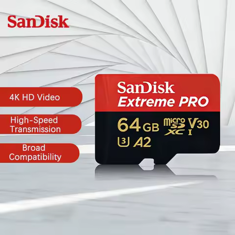 SanDisk Extreme Pro MicroSD Card 64GB 128GB 256GB 512GB 1TB UHS-I U3 V30 Class 10 High Speed TF Micr