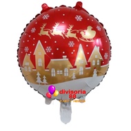 [DV88] Christmas Round Foil Balloon (18inches)