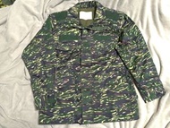 國軍 海軍陸戰隊 舊版 公發夾克 外套 虎斑迷彩