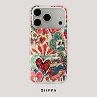 1 ชิ้น เคสโทรศัพท์ลายดวงตาปีศาจและดอกกุหลาบ สำหรับ Phone 17 Pro Max เข้ากันได้กับ Phone 16 Pro Max, 