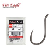 100PCS MATA KAIL Fire Eagle 10539HC Beak High Carbon Fishing Hooks XSHARP POINT HOOK made from high 