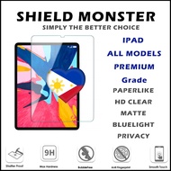 Premium iPad Screen Protector Tempered Glass iPad Gen 10/Pro 11/Air 5|Air 4|10.2|12.9|Air 3 | 9.7 9H