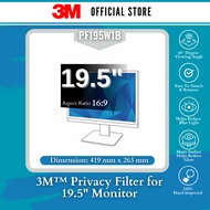 3M Privacy Filter for 19.5" Monitor (16:10 aspect) 419 mm x 263 mm PF195W1B