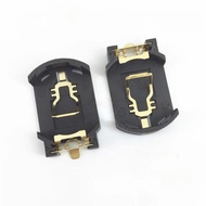 10PCS BS-8 CR2032 CR2025 Gold-Plated Button Battery Holder 2032 Battery Box Socket Case