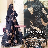 CARISSA MAXY Matt Maxmara Lux Premium, Busui Sleting, Tali Pinggang, LD 110 PJ 139, Fit To XL GAMIS