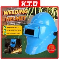 M7 Heavy Duty Welding Helmet Sheild Welding Face Mask WIth Flip Lens Welding Face Shield / Topi Kimp