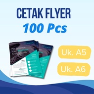 Print Flyer/ 100 pcs Custom Size A5, A6