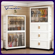 Fador 55-90cm Cabinet Organizer For Clothes Foldable Storage Cabinet Wardrobe Durabox Megabox