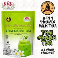 888 Tea & Coffee - 3in1 Thai Green Tea - Instant Milk Tea Drink