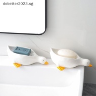 [DB] 1PC Yellow Duck Shape Soap Box Cartoon Soap Dish Drainable Soap Holder Soap Container Soap Dish For Tray Bathroom Accessories [Ready Stock]