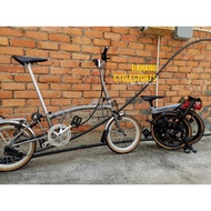 16" CAMP Pikes Folding Bike Brompton Style 9Speed