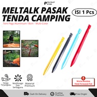 TENDA 18cm Aluminum Alloy Tent Peg Y-Model Tent Peg Ultralight High Hardness Tent Peg