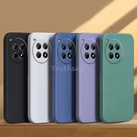 For Oneplus ACE 3 Pro Case Oneplus ACE 3 Pro Cover Liquid Silicone Plain TPU Anti-drop Protector Cov