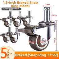 Folding Spring-loaded Wheel 1 inch