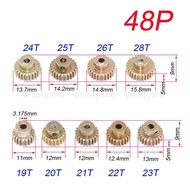 -Sgt- Universal Aluminum 48P Spur Gear 92T 85T 80T Pinion Motor Gears 19T 20T 21T 22T 23T 24T 25T 26