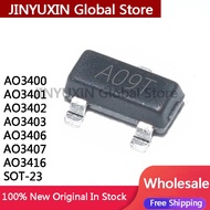 5Pcs AO3400 AO3401 AO3402 AO3403 AO3406 AO3407 AO3416 SOT-23 IC Chip In Stock Wholesale