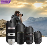 【READY STOCK】LOVETOUCH 1PC Multi-Size Camera Lens Bag Plus Waterproof Lens Protection Bag Profession