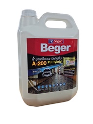 Beger A-200 PU Hybrid A200 น้ำยาเคลือบเงาใส กันซึม สำหรับทาพื้น ชนิดทนการเหยียบย่ำ ขนาดบรรจุ 3.5 ลิต