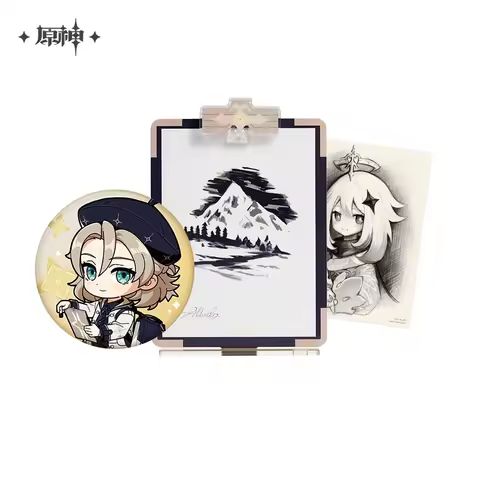 Sunsyea Genshin Impact Official Merch miHoYo Original Authentic Albedo Themes Series Acrylic Note Ho