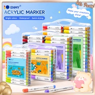 ENMY Acrylic Markers Washable Water-Based Art Pens for Kids Stationery School