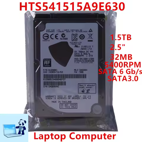 New Original HDD For Hgst 1.5TB SATA 2.5" 32MB 5400RPM For Internal Hard Disk For Notebook HDD For H