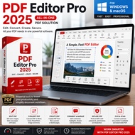 PDF Editor Pro 2025 For Windows MacOS PDF Editor & Converter Software
