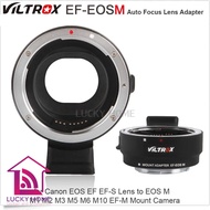 VILTROX Mount Adapter EF- EOS M (Auto Focus) Lens Converter Compatible With Canon EOS-M Cameras. M50 M100 M10 M5 M3 M6.
