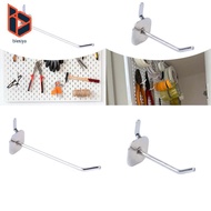 blesiya 10x Pegboard Hooks Attachment Slatwall Hook Supermarket Shelf Hanger Panel Pegboard Hooks fo