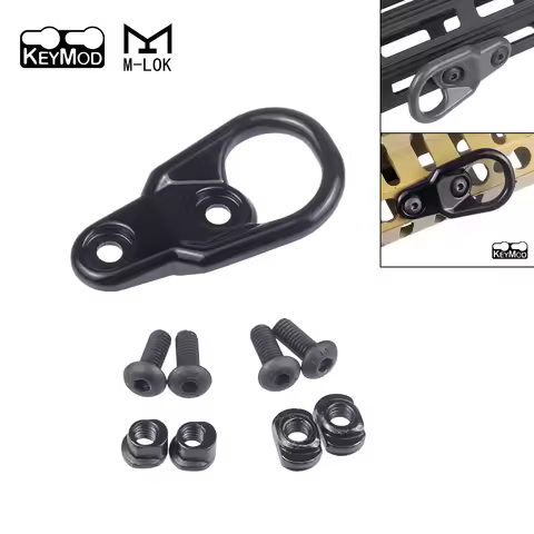 Tactical RSA GBB MLOK MS2 MS3 Sling Mount KeyMod Sling Swivel For KeyMod System And M-LOK hunting Ac