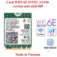 [12TH BH] WIFI Card 6E INTEL AX210, Killer AX1675 latest version 008, 5374Mbps and Bluetooth 5.4 - M