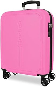 Valley Cabin Suitcase Pink 40 x 55 x 20 cm Hard ABS Plastic 37L 2.8kg Cabin Luggage