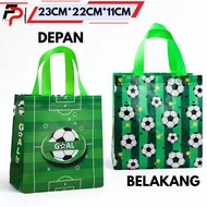 【HARGA BORONG】F11 Beg hadiah Cartoon football Non woven Bag Cute Shopping Gift box packaging Beg Kid