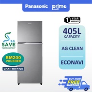 PANASONIC RM200 REBATE SAVE 3.0 Refrigerator 2 Door Fridge Top Freezer NR-TX461BPSM Inverter Econavi 405L Peti Sejuk 冰箱